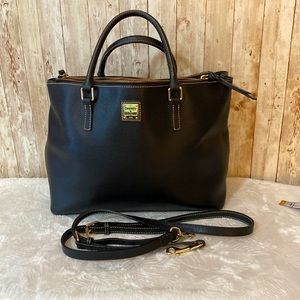 Dooney & Bourke Saffiano Leather Willa Zip Satchel